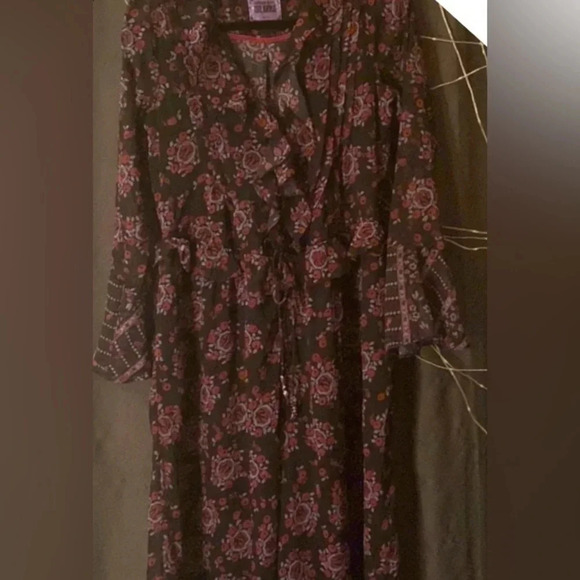 Free People x Anna Sui Cassiel Printed Jumpsuit Black Combo XS - Picture 6 of 7